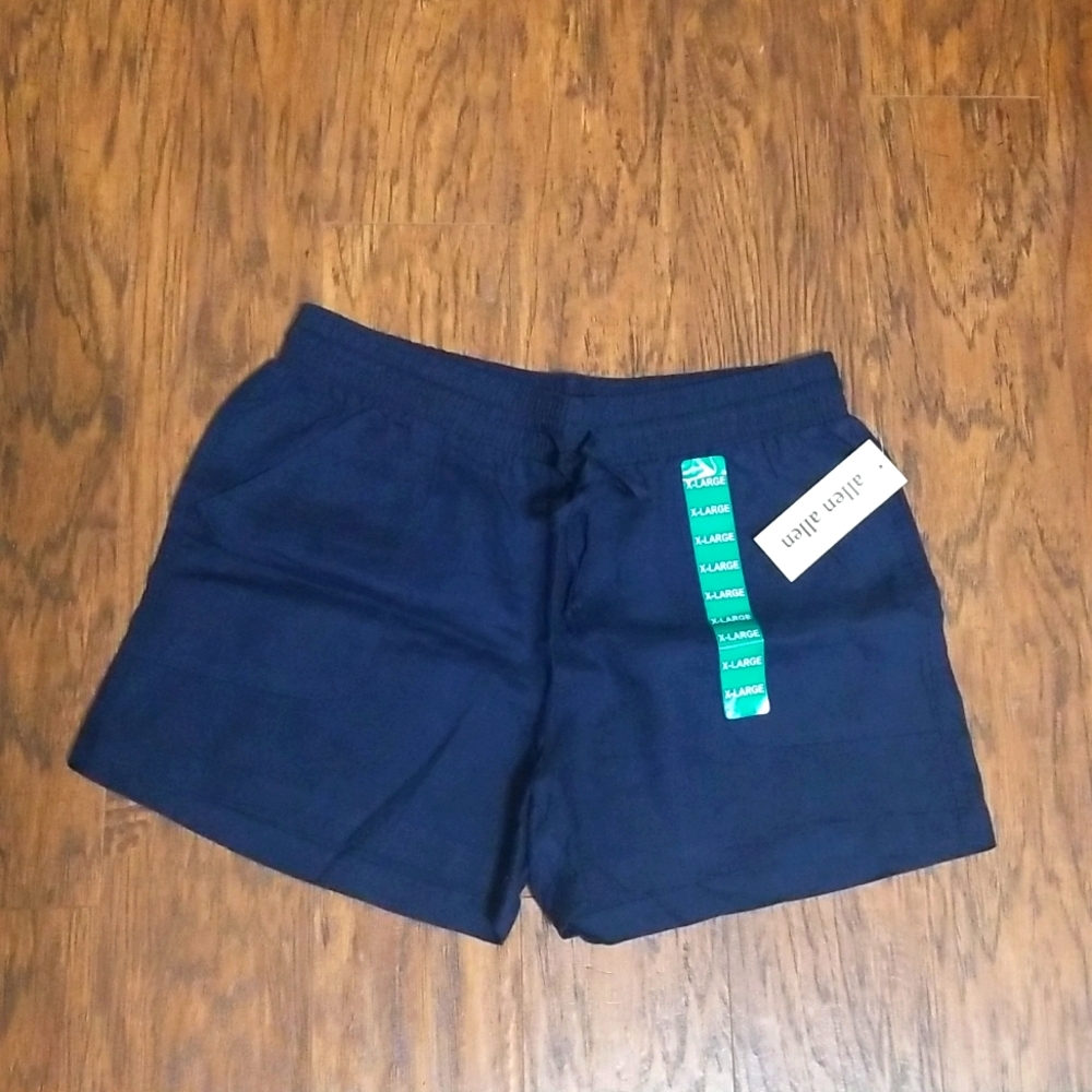 Pull-on Linen Shorts